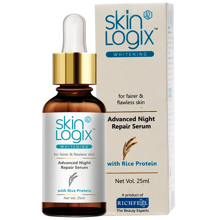 Richfeel Skin Logix Advance Night Repair Serum with Rice Protein - Classic Derma