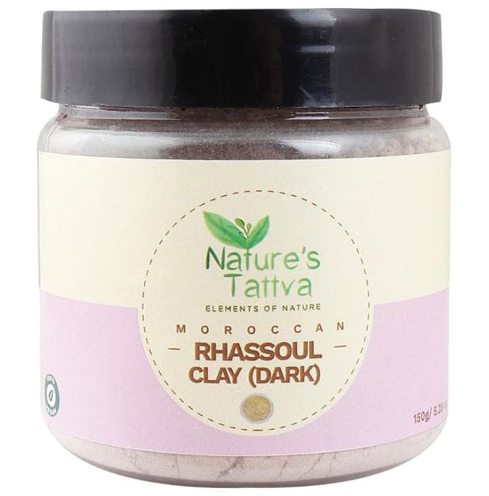 Nature's Tattva Moroccan Rhassoul Clay Dark - Classic Derma