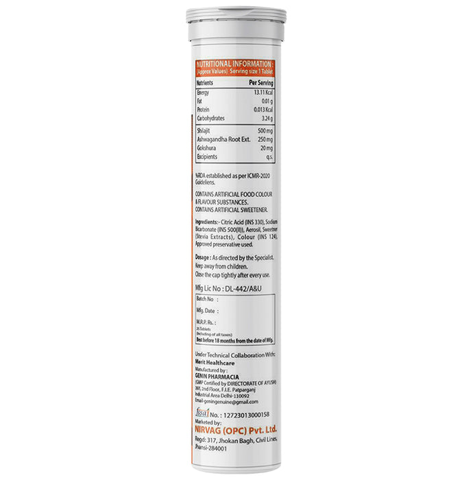 Manly Method Thrive Effervescent Tablet Cola Sugar Free