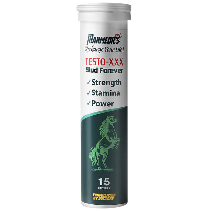 Manmedics Testo XXX Stud Forever (15 Capsule Each) - Classic Derma