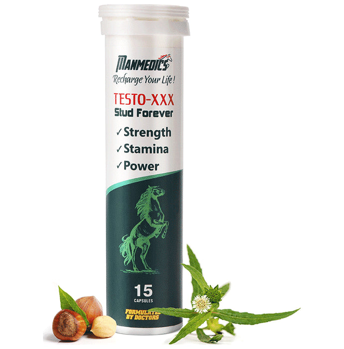 Manmedics Testo XXX Stud Forever (15 Capsule Each)