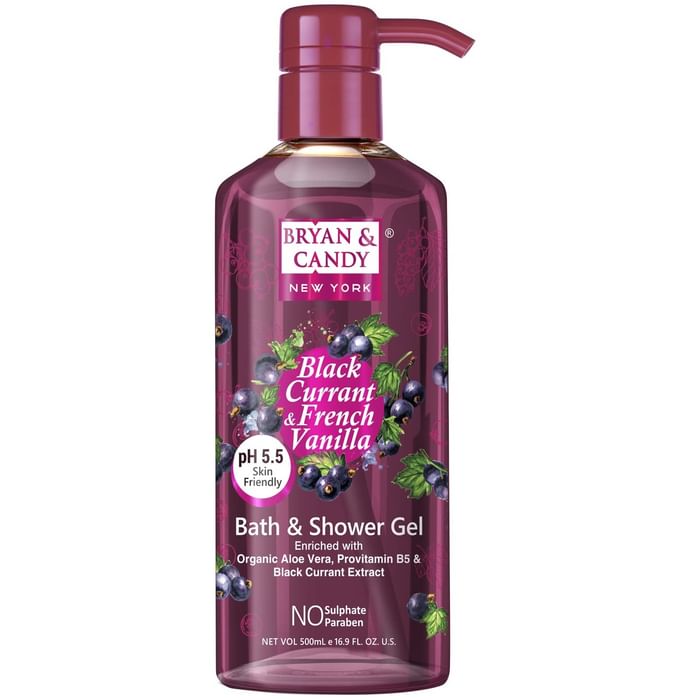 Bryan & Candy Bath & Shower Gel Black Currant & French Vanilla - Classic Derma