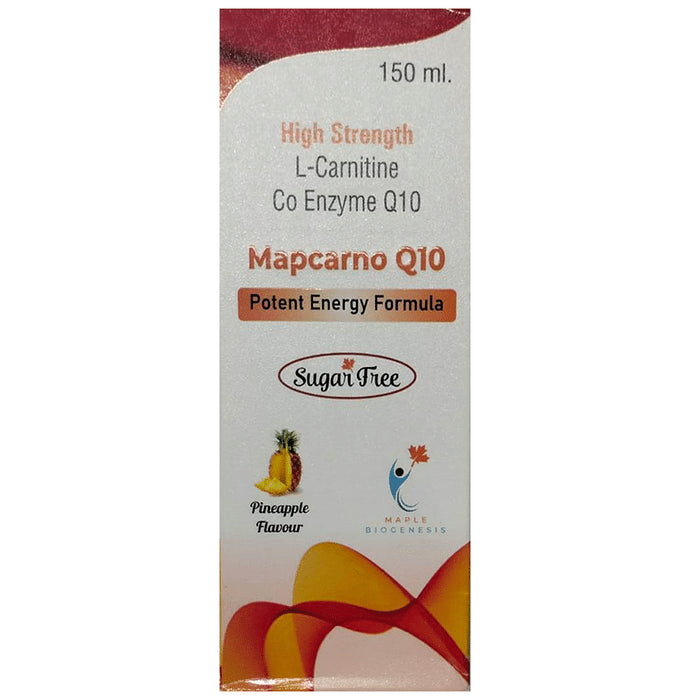 Mapcarno Q10 Syrup Pineapple Sugar Free - Classic Derma