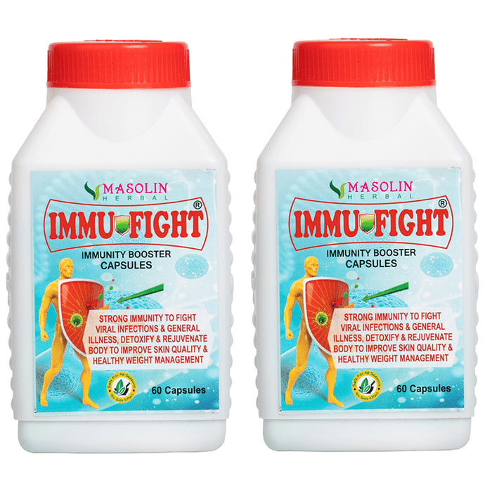 Masolin Herbal Immu Fight Capsule (60 Each) - Classic Derma