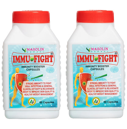 Masolin Herbal Immu Fight Capsule (60 Each) - Classic Derma