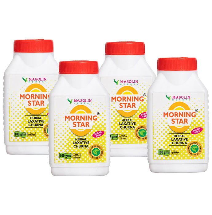 Masolin Herbal Morning Star Herbal Laxative Churna (100gm Each) - Classic Derma