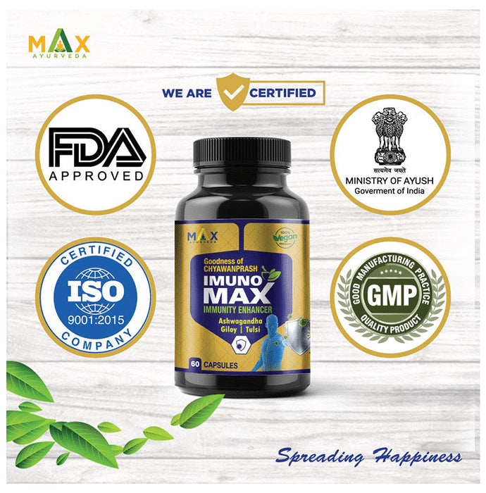 Max Ayurveda Imuno Max Immunity Enhancer Capsule