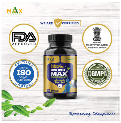 Max Ayurveda Imuno Max Immunity Enhancer Capsule