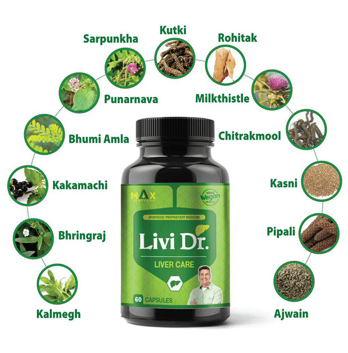 Max Ayurveda Livi Dr. Liver Care Capsule