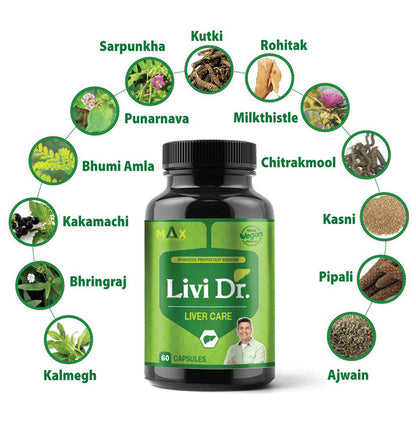 Max Ayurveda Livi Dr. Liver Care Capsule
