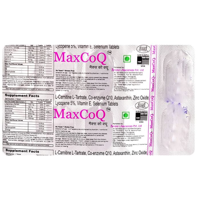 MaxCoQ Tablet