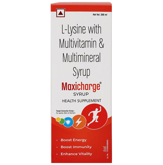 Maxicharge Multivitamin Health Supplement Syrup | Helps Boost Immunity | - Classic Derma