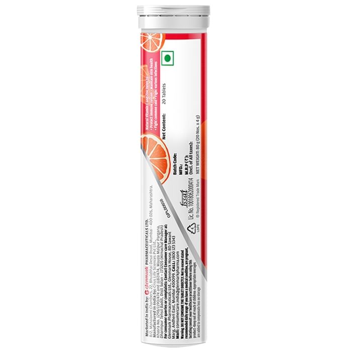 Maxify Natural Vitamin C & Zinc Effervescent Tablet (20 Each) Orange
