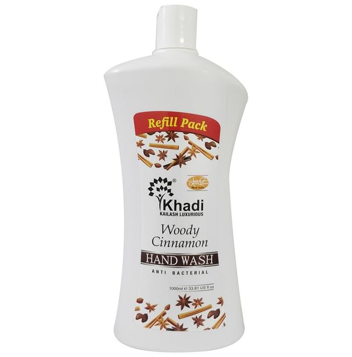 Khadi Woody Cinnamon-Refill Pack Hand Wash - Classic Derma
