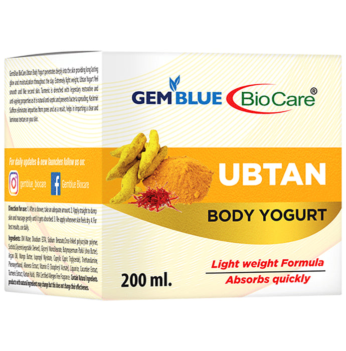 Gemblue Biocare Ubtan Body Yogurt - Classic Derma