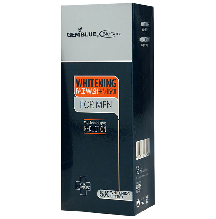 Gemblue Biocare Whitening Face Wash+Antispot for Men - Classic Derma