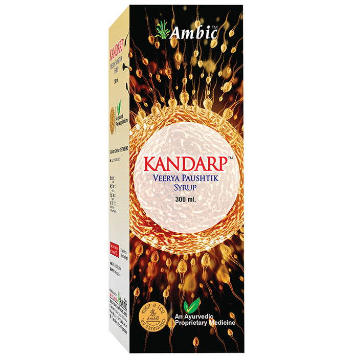Ambic Kandarp Veerya Paushtik Syrup (300ml Each) - Classic Derma