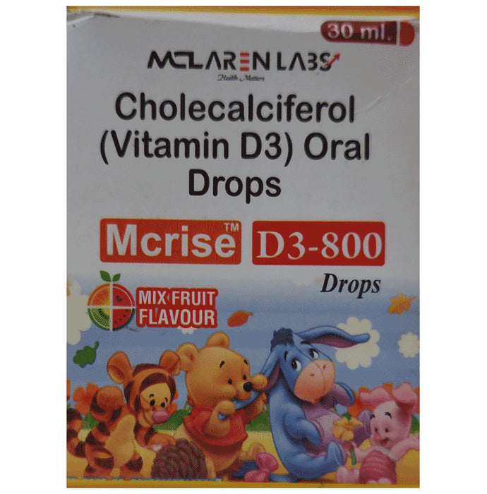 Mcrise Cholecalciferol Oral Drop Mixed Fruit - Classic Derma