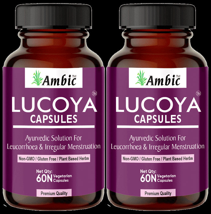 Ambic Lucoya Vegetarian Capsule (60 Each) - Classic Derma