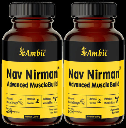 Ambic Nav Nirma Vegetarian Capsule (60 Each) - Classic Derma