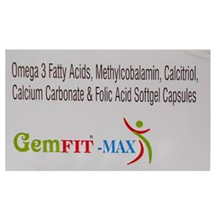 Gemfit Max Soft Gelatin Capsule - Classic Derma