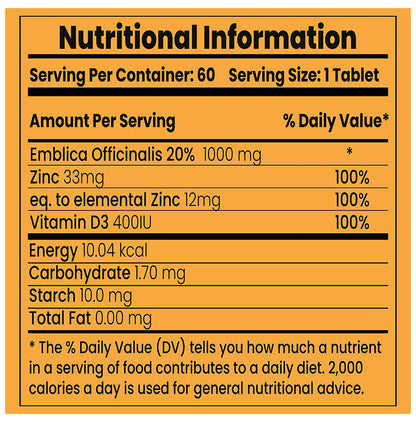 Meadbery Vitamin-C Booster Chewable Tablet