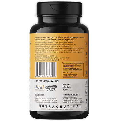 Meadbery Vitamin-C Booster Chewable Tablet