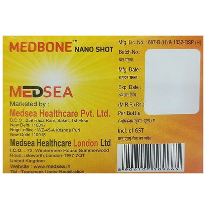 Medbone Nano Shot Butterscotch Sugar Free