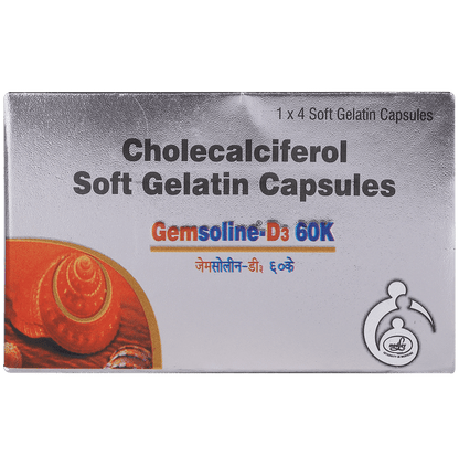Gemsoline-D3 60K Capsule for Bone and Immune Health