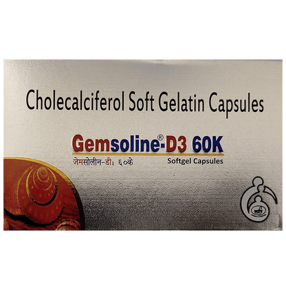 Gemsoline-D3 60K Capsule for Bone and Immune Health - Classic Derma