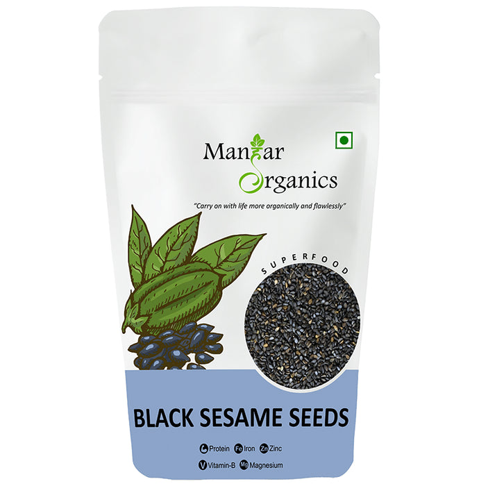 ManHar Organics Black Sesame Seeds (1kg Each) - Classic Derma