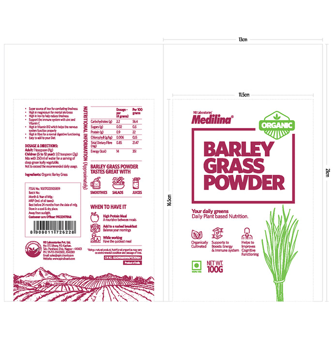 Medilina Barley Grass Powder