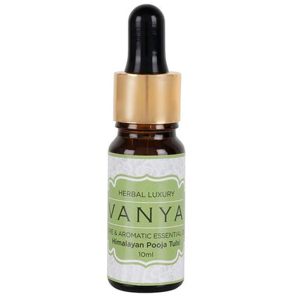 Vanya Pure & Aromatic Essential Oil Himalayan Pooja Tulsi - Classic Derma
