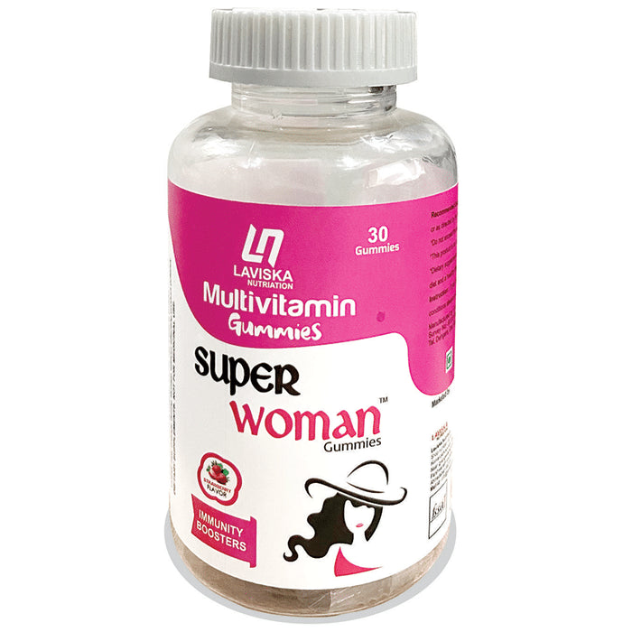 Super Woman Multivitamin Gummies Strawberry - Classic Derma