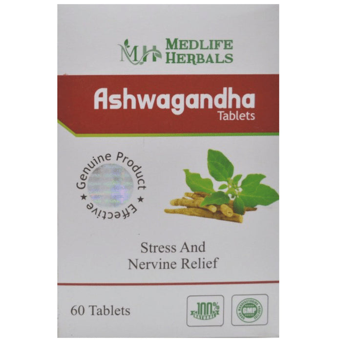 Medlife Herbals Ashwagandha Tablet - Classic Derma