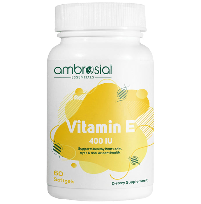 Ambrosial Essentials Vitamin E 400 IU Softgels - Classic Derma