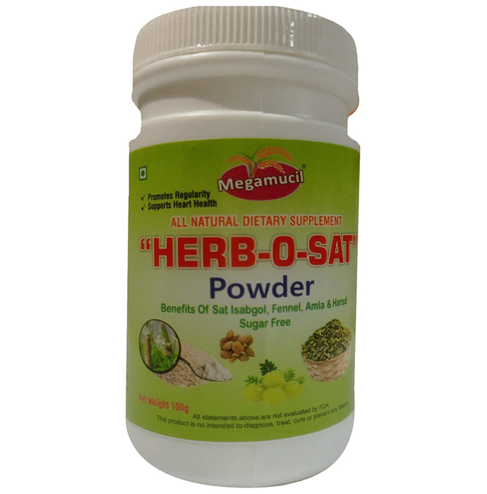 Megamucil Herb-O-Sat Powder Sugar Free - Classic Derma
