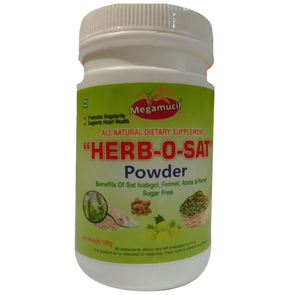 Megamucil Herb-O-Sat Powder Sugar Free - Classic Derma