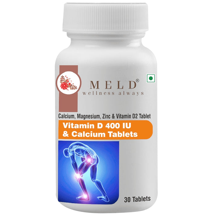 Meld wellness always Vitamin D 400 IU & Calcium Tablet - Classic Derma