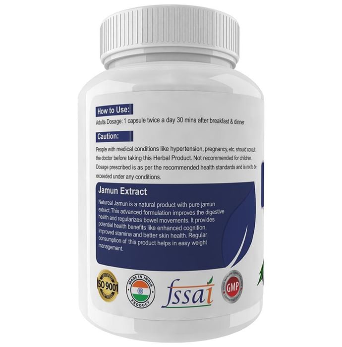 Natureal Jamun Extract 800mg Capsule