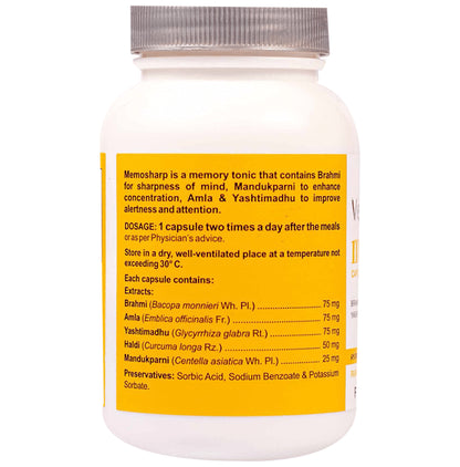 Memosharp Ayurvedic Capsule for Mind Wellness & Mind Health