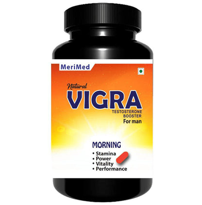Merimed Natural Vigra Morning Testosterone Booster for Man Tablet - Classic Derma