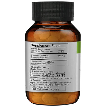 Merlion Naturals Gymnema 500mg Tablet