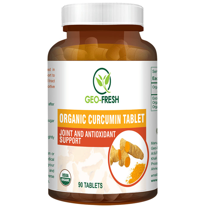 Geo Fresh Organic Turmeric 750mg Tablet - Classic Derma