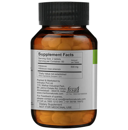 Merlion Naturals Hibiscus 500mg Tablet