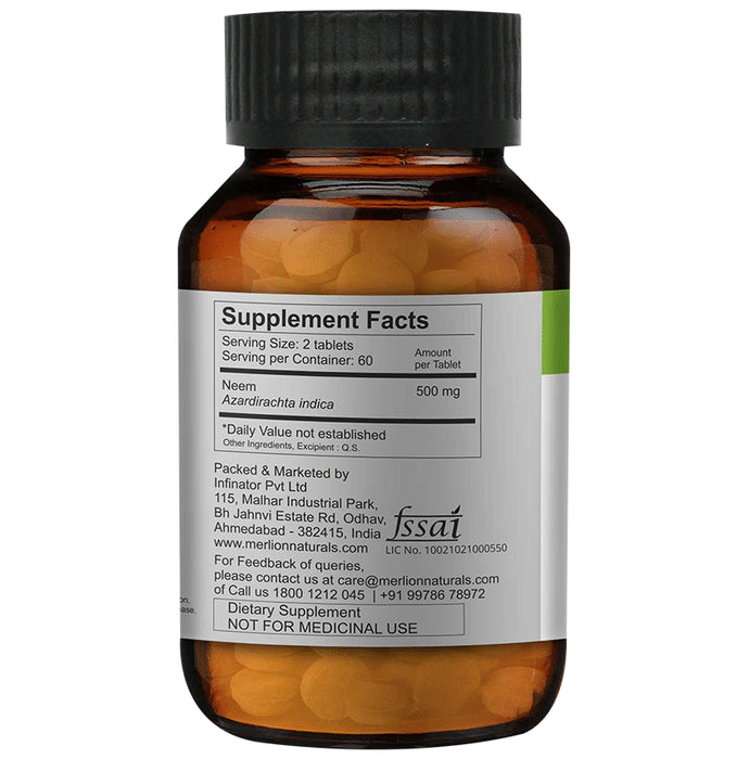 Merlion Naturals Neem 500mg Tablet