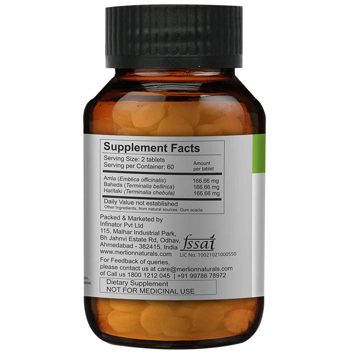 Merlion Naturals Triphala 500mg Tablet