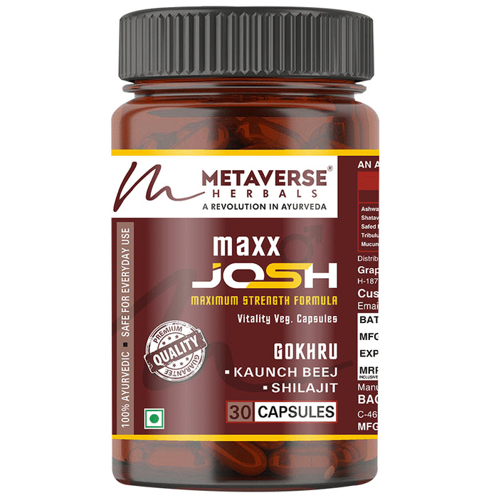 Metaverse Herbals Maxx Josh Veg Capsule - Classic Derma