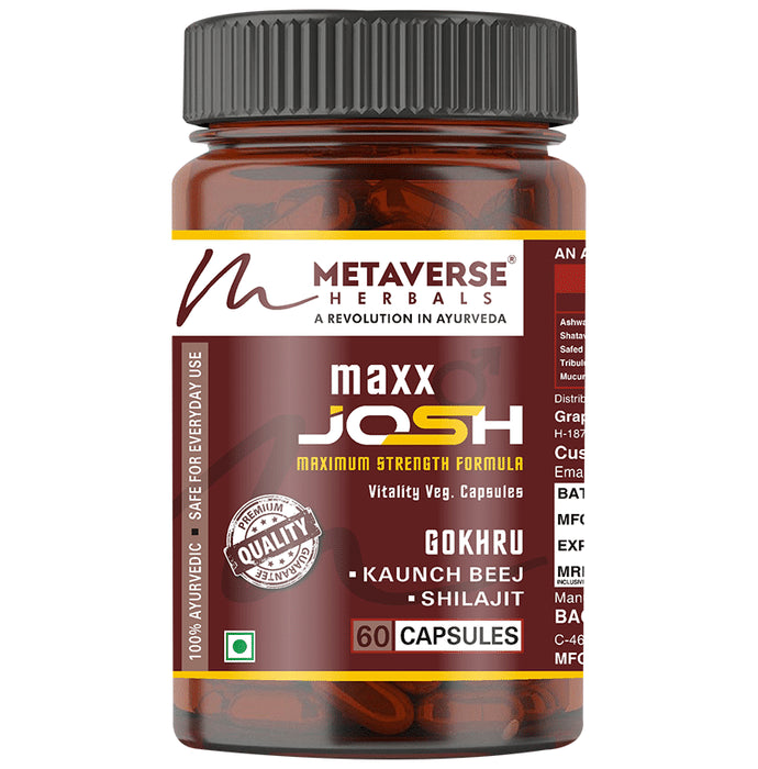 Metaverse Herbals Maxx Josh Veg Capsule - Classic Derma
