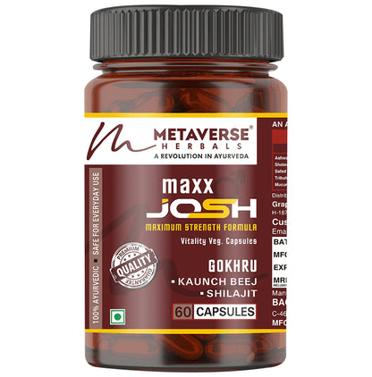 Metaverse Herbals Maxx Josh Veg Capsule - Classic Derma
